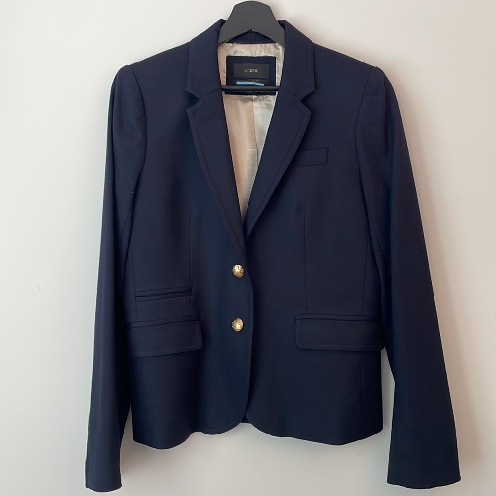 J. Crew Wool Schoolboy Blazer